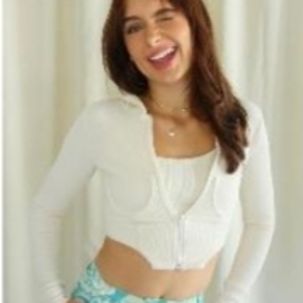 Creamer bustier jacket top set adorable from Gold hinge boutique